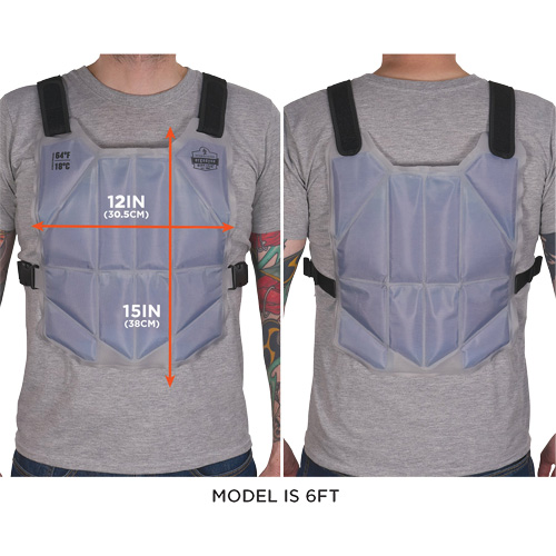 Veste de refroidissement de changement de phase Chill-Its6210, Taille unique, Bleu Chandler Sales