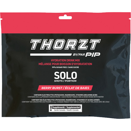 M&eacute;lange de boisson hydratante sans sucre en portion unique THORZT, Emballage-portion, M&eacute;lange de baies Chandler Sales