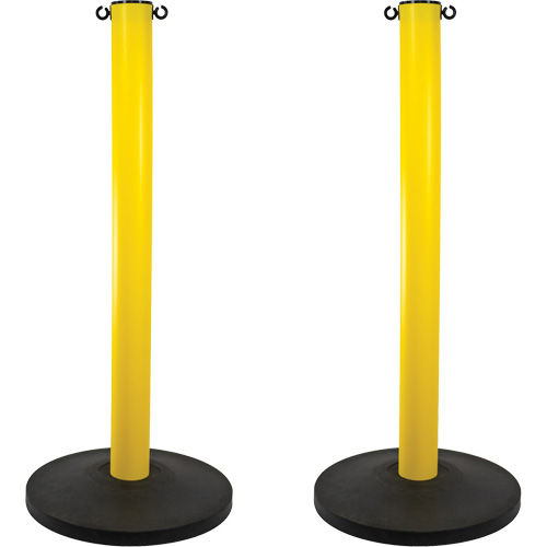 Montant industriel, Hauteur de 37", Jaune Chandler Sales