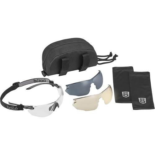 Combat Safety Glasses Kit, Clear/Copper/Smoke Lens, Anti-Fog/Anti-Scratch, ANSI Z87+ Chandler Sales