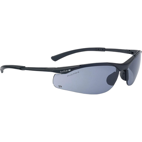 Contour BSSI Safety Glasses, Brown/Smoke Lens, Anti-Fog/Anti-Scratch, ANSI Z87+ Chandler Sales