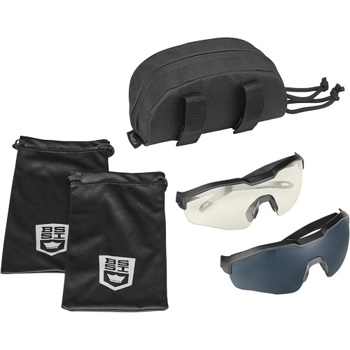 MY6 Safety Glasse Eyeshield Kit, Clear/Smoke Lens, Anti-Fog/Anti-Scratch, ANSI Z87+ Chandler Sales