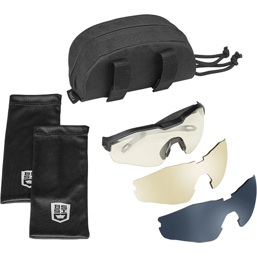 MY6 Safety Glasse Eyeshield Kit, Clear/Copper/Smoke Lens, Anti-Fog/Anti-Scratch, ANSI Z87+ Chandler Sales