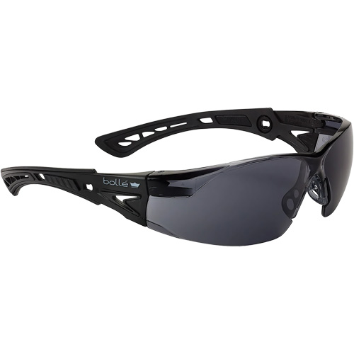 Rush+ BSSI Safety Glasses, Smoke/Grey Lens, Anti-Fog/Anti-Scratch, ANSI Z87+ Chandler Sales