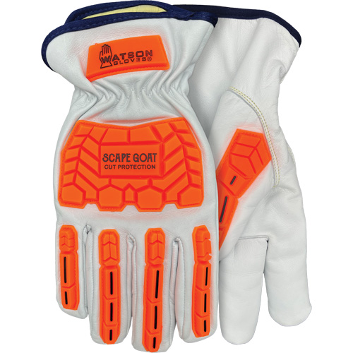 Gants r&eacute;sistants &agrave; la coupe Scape Goat, T-petit, Paume en Ch&egrave;vre, Poignet &eacute;lastique/Conducteur Chandler Sales