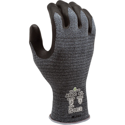 AP800 ESD Gloves, 6/Small, Microfoam Nitrile Coating, 13 Gauge, Polyester Shell Chandler Sales