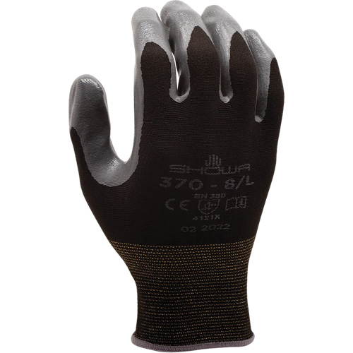 370B Gloves, 6/Small, Nitrile Coating, 13 Gauge, Nylon Shell Chandler Sales