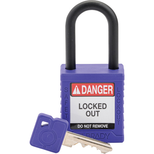 Cadenas de s&eacute;curit&eacute; Velocity, Cadenas de s&eacute;curit&eacute;, Cl&eacute;s diff&eacute;rentes, Nylon, Largeur de 1-1/2" Chandler Sales