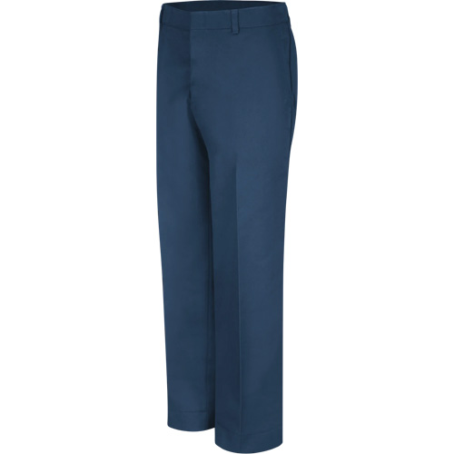 Red Kap&reg; Modern Fit Industrial Pants, Poly-Cotton, Navy Blue, Size 46" Chandler Sales