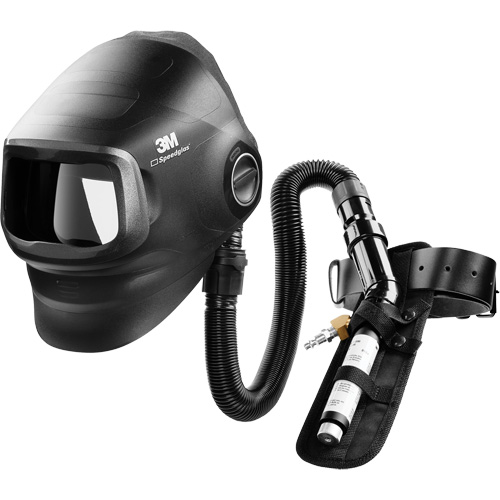 Speedglas G5-01 Heavy-Duty Welding Helmet with V-100 Vortex Cooling Valve, Standard, Welding Chandler Sales