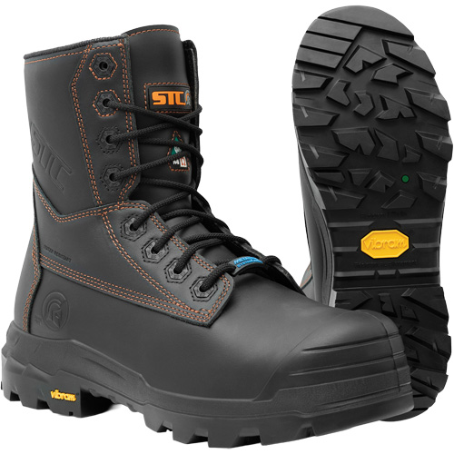 Bottes de travail Metpro Flex avec protecteur m&eacute;tatarsien, Cuir, Taille 10-1/2, Imperm&eacute;able Chandler Sales