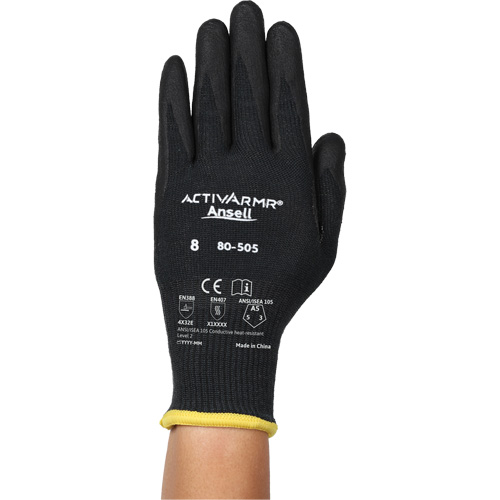 ActivArmr&reg; 80-505 Conductive Heat & Cut-Resistant Gloves, Size 11, 13 Gauge, Foam Nitrile Coated, Kevlar&reg;/Intercept Shell, ASTM ANSI Level A5/EN 388 Level E Chandler Sales