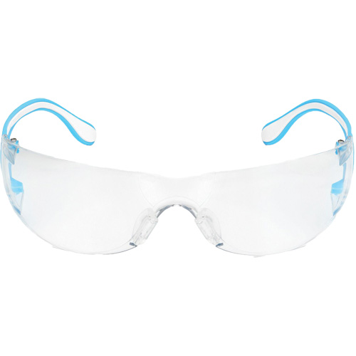 Lunettes de s&eacute;curit&eacute; bleu/blanc Adapt Lite, Lentille Transparent, Antibu&eacute;e/Anti-&eacute;gratignures, ANSI Z87+/R&eacute;pond ou surpasse la norme CSA Z94.3 Chandler Sales