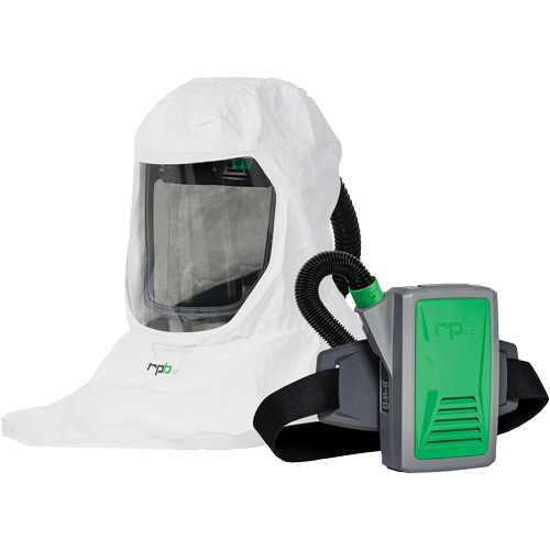 Respirateur T-Link avec casquette, tube de respiration, montage &agrave; la ceinture & APR motoris&eacute; PX5, Cagoule ample & visi&egrave;re, Pile Lithium-ion Chandler Sales