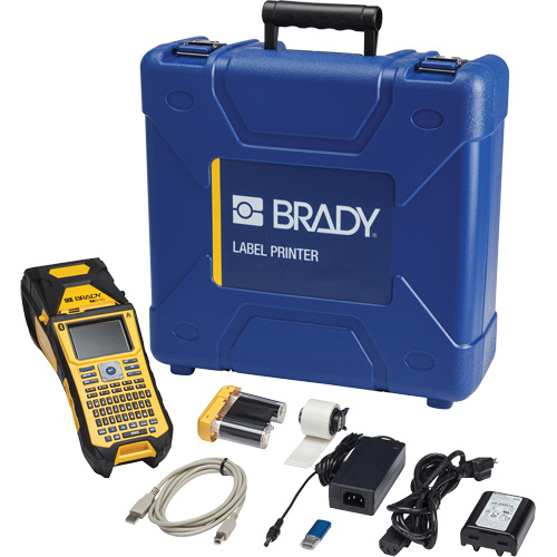 M610 Bluetooth Handheld Label Maker with Workstation Safety & Facility ID Software & Hard Case, 2" Tape Chandler Sales