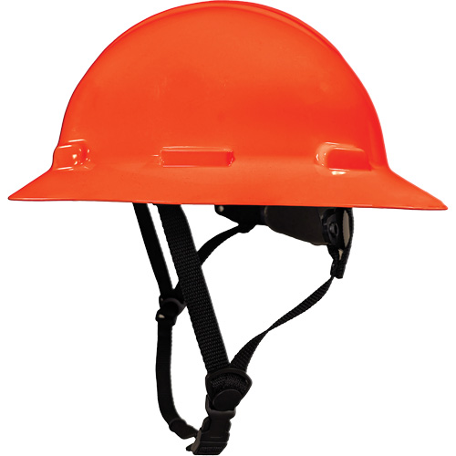 Casque de s&eacute;curit&eacute; &agrave; bordure compl&egrave;te LIDGUARD avec mentonni&egrave;re, R&eacute;pond aux normes CSA type 2, Suspension Rochet, Ventil&eacute; Chandler Sales