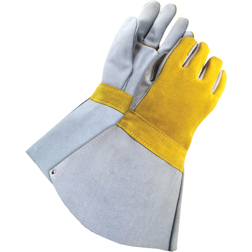 Soudeur doubl&eacute; avec poignet de 5", Cuir de vache refendu, Taille Taille unique Chandler Sales