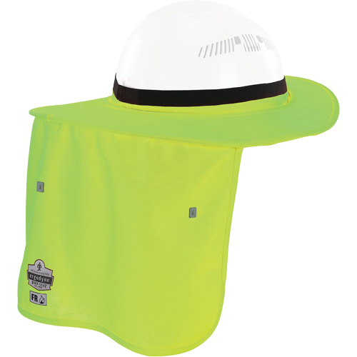 Bordure FR vert lime pour casque de chantier avec cache-cou Chandler Sales
