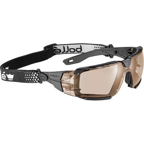RUSH+ 2.0 XP M/L Safety Glasses with Black & Grey Frame, Copper Lens, Anti-Fog/Anti-Scratch, ANSI Z87+ Chandler Sales