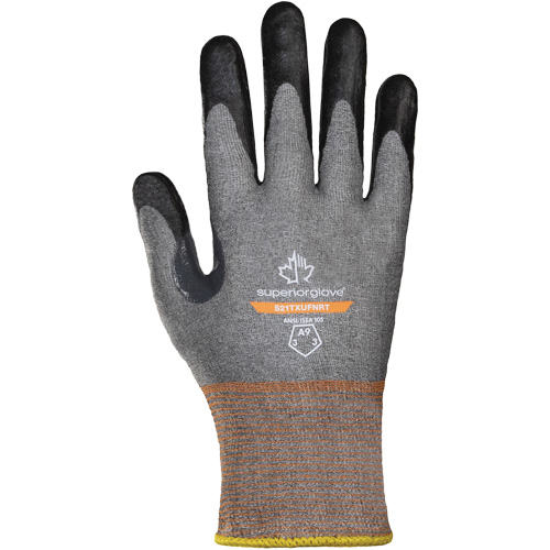Dexterity Pro S21TXUFNRT Ultra-Thin Gloves, 5, 21 Gauge, Foam Nitrile Coated, ASTM ANSI Level A9 Chandler Sales