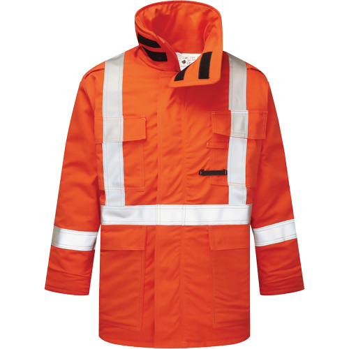 Parka isol&eacute; de 9 oz Haute visibilit&eacute; Avenger, style 515, Hommes, Petit, Orange Chandler Sales