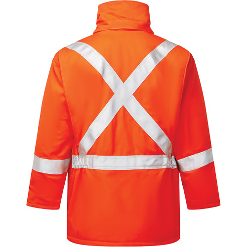 Parka isol&eacute; de 9 oz Haute visibilit&eacute; Avenger, style 515, Hommes, Petit, Orange Chandler Sales