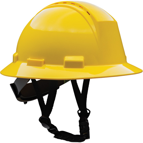 Casque de s&eacute;curit&eacute; &agrave; bord complet Kilimanjaro avec coque en PEHD, R&eacute;pond aux normes CSA type 2, Suspension Rochet, Ventil&eacute; Chandler Sales