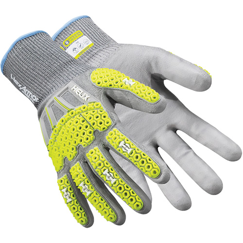 Gants antichocs Helix 3013IMP, 10/T-Grand, Paume en PEHP, Poignet &eacute;lastique Chandler Sales