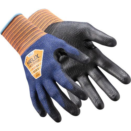 Gants de travail mince Helix 3052, 11/2T-Grand, Calibre 21, Rev&ecirc;tement Polyur&eacute;thane, ASTM ANSI niveau A4/EN 388 niveau D Chandler Sales