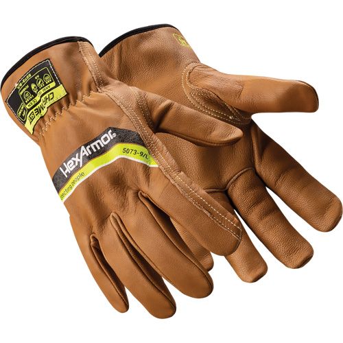 Gants homologu&eacute;s contre les arcs &eacute;lectriques Chrome SLT 5073, 7/Petit, 45 cal/cm², Niveau 4 Chandler Sales
