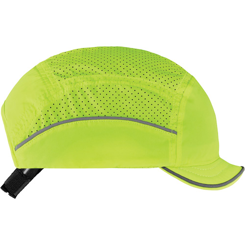 Casque l&eacute;ger de style casquette Skullerz 8955 avec micro-bordure, Vert lime haute visibilit&eacute; Chandler Sales