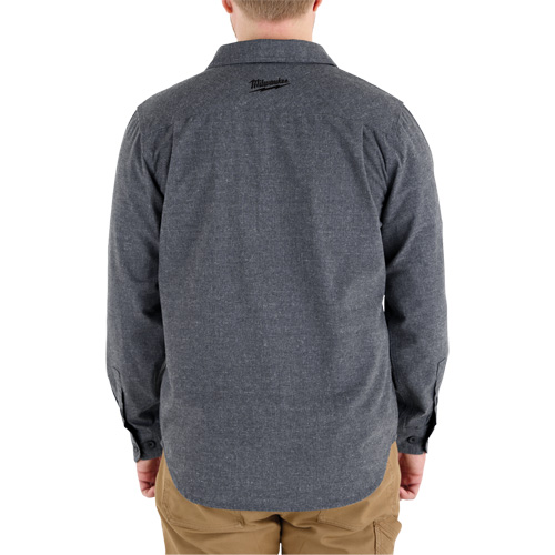 Chemise en flanelle GRIDIRON, Hommes, Petit, Gris Chandler Sales