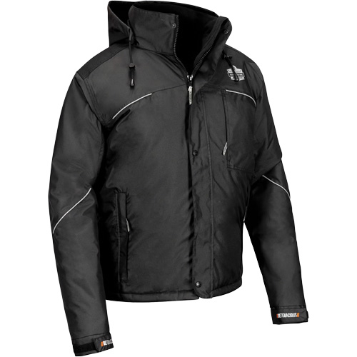 N-Ferno&reg; Winter Work Jacket, Men's/Women's, 4X-Large, Black Chandler Sales