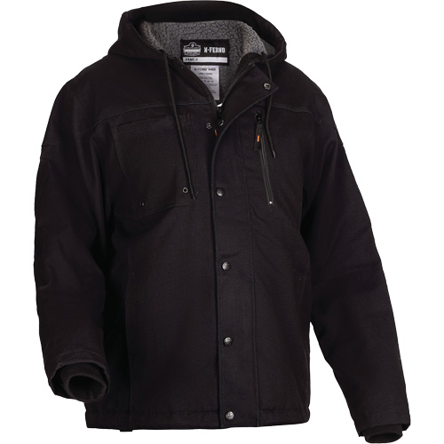 N-Ferno&reg; Heavy-Duty Sherpa-Lined Work Jacket, Men's/Women's, X-Large, Black Chandler Sales