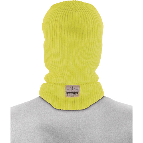 N-Ferno&reg; 2-Layer Rib Knit Freezer Balaclava Face Mask, Acrylic, High-Visibility Lime Green Chandler Sales