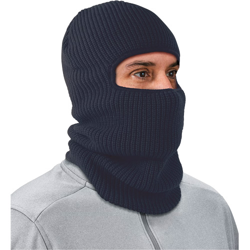 N-Ferno&reg; 2-Layer Rib Knit Freezer Balaclava Face Mask, Acrylic, Navy Chandler Sales