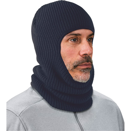N-Ferno&reg; 2-Layer Rib Knit Freezer Balaclava Face Mask, Acrylic, Navy Chandler Sales