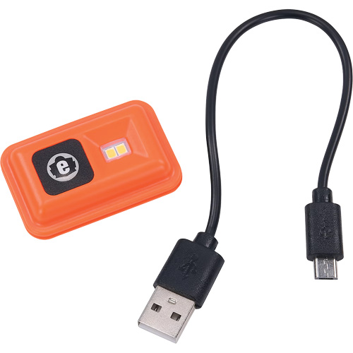 Calotte d'hiver N-Ferno avec lumi&egrave;re DEL rechargeable, Doublure en Molleton, Taille unique, Orange Chandler Sales