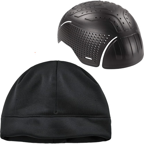 N-Ferno&reg; Zippered Winter Beanie Hat & Bump Cap Insert, Fleece Lining, Medium/Small, Black Chandler Sales