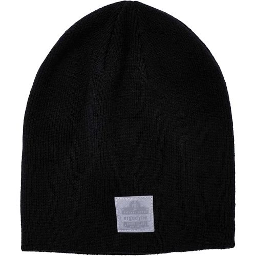 N-Ferno&reg; Rib Knit Winter Hat, Acrylic Lining, One Size, Black Chandler Sales