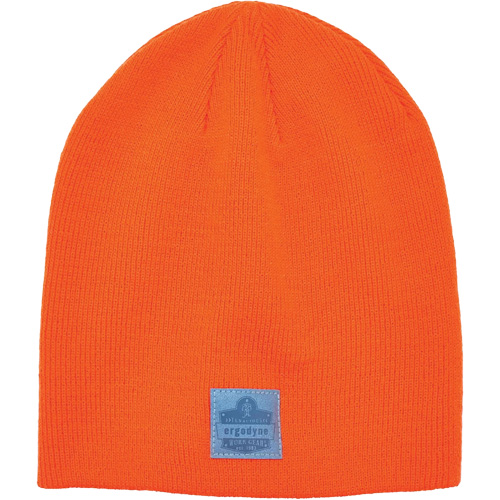 N-Ferno&reg; Rib Knit Winter Hat, Acrylic Lining, One Size, Orange Chandler Sales