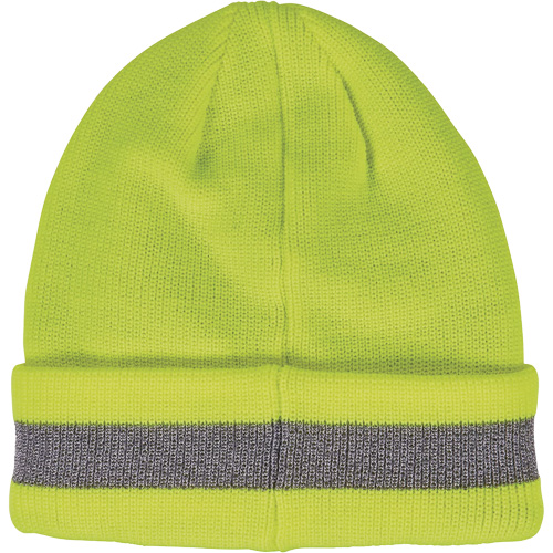 Chapeau d'hiver r&eacute;fl&eacute;chissant en tricot c&ocirc;tel&eacute; N-Ferno, Doublure en Acrylique, Taille unique, Vert lime haute visibilit&eacute; Chandler Sales