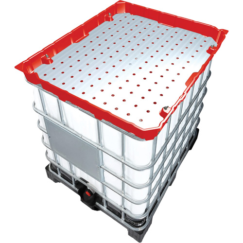 Ensemble dentonnoir GRV rouge pleine grandeur de 30 gal Chandler Sales