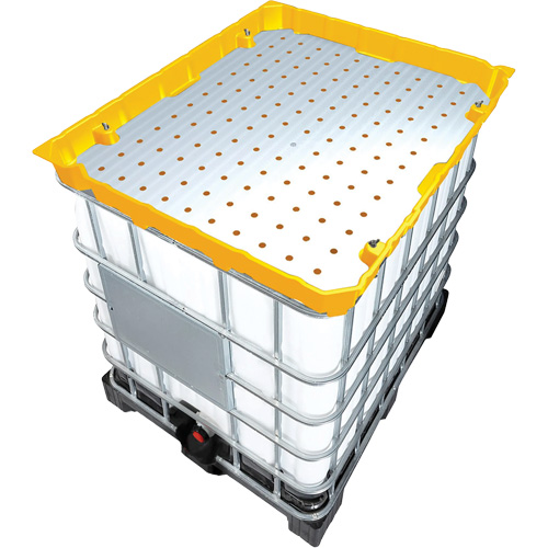 Ensemble dentonnoir GRV jaune pleine grandeur de 30 gal Chandler Sales