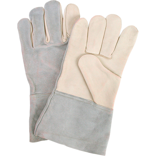 Standard-Duty Work Gloves, Large, Grain Cowhide Palm Chandler Sales