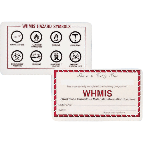 WHMIS Wallet Cards Chandler Sales