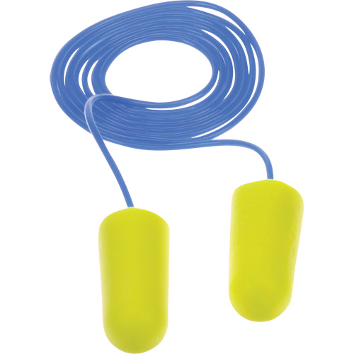 E-A-Rsoft Yellow Neon Earplugs, Bulk - Polybag, Corded Chandler Sales