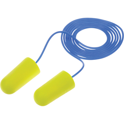 E-A-Rsoft Yellow Neon Earplugs, Bulk - Polybag, Corded Chandler Sales