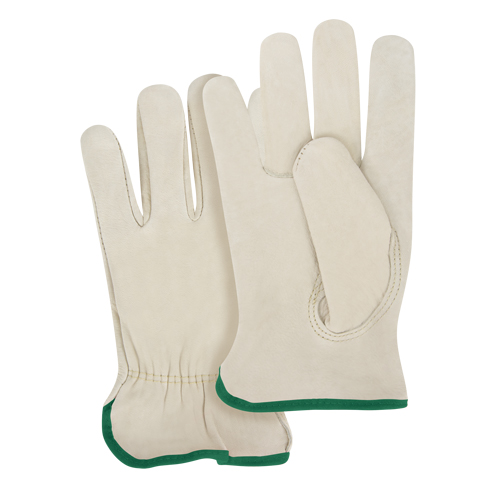 Gants pour conducteurs &agrave; ajustement serr&eacute;, Moyen, Paume en Cuir fleur de vache Chandler Sales