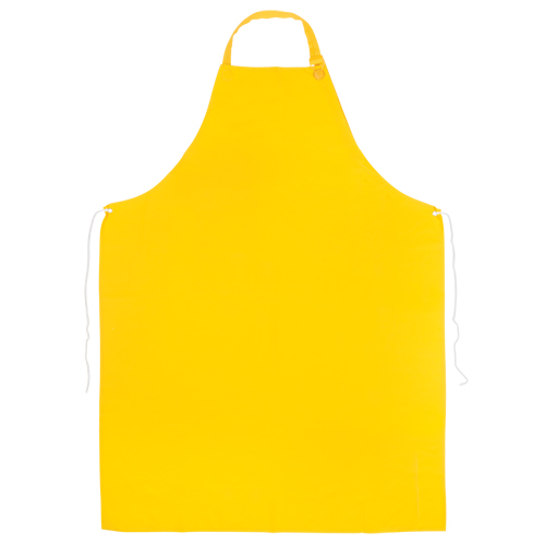 Tablier en PVC, PVC, Jaune, 35" la x 45" lo Chandler Sales